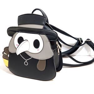 Squishable Brand Plague Doctor Backpack Purse Faux Leather Small‎ Size